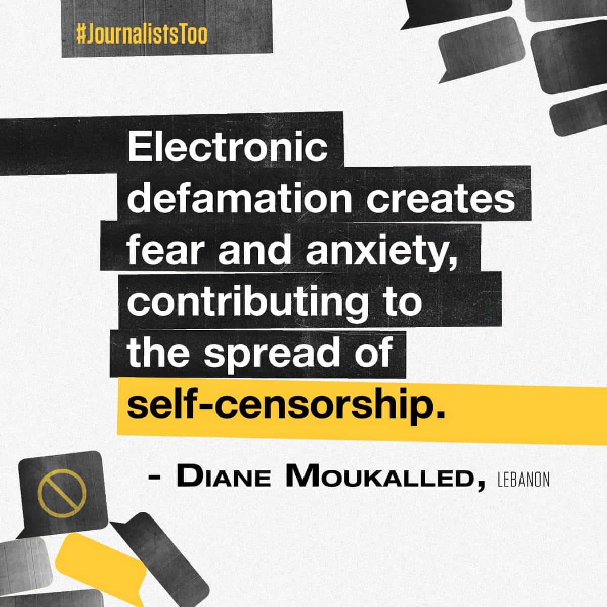 #JournalistsToo: Backing off is not an option | Diana Moukalled (Lebanon)
