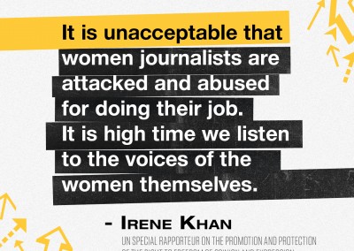 Women journalists face violence and sexualized attacks – UN expert #JournalistsToo  – Women Journalists Speak Out