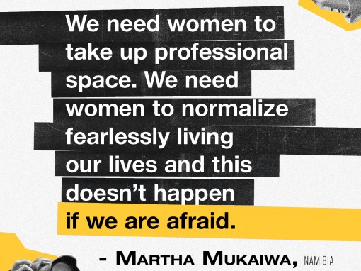 #JournalistsToo: Boarding the submarine | Martha Mukaiwa (Namibia)