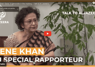 Irene Khan: Gaza, ‘a genocide in the making’ | Talk to Al Jazeera